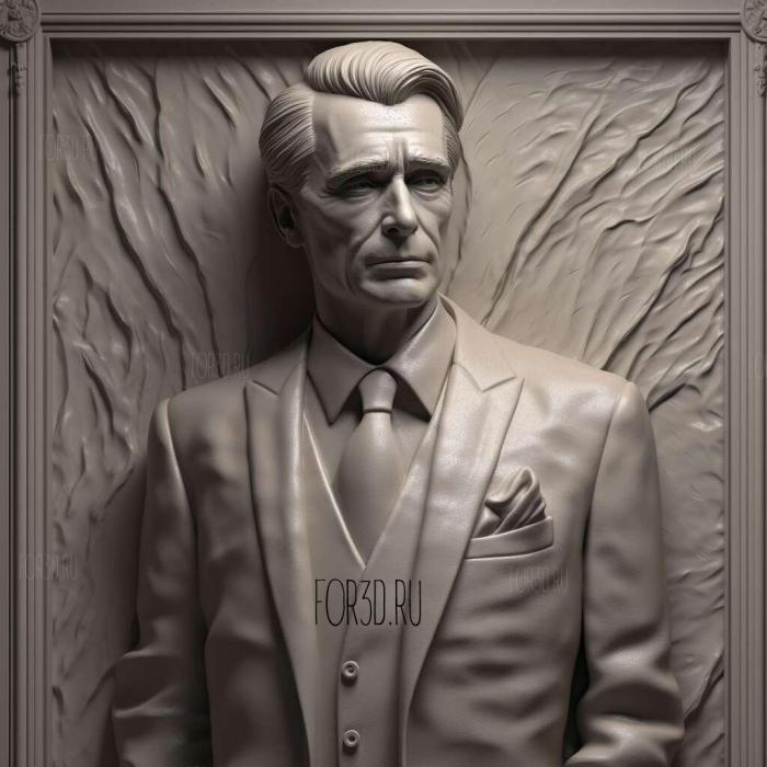 patrick bateman 1 stl model for CNC